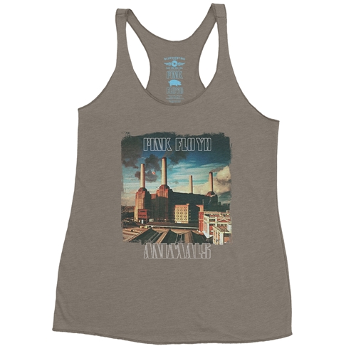 Pink Floyd Animals Album Cover Racerback Tank - Women