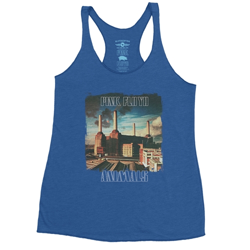 Pink Floyd Animals Album Cover Racerback Tank - Women