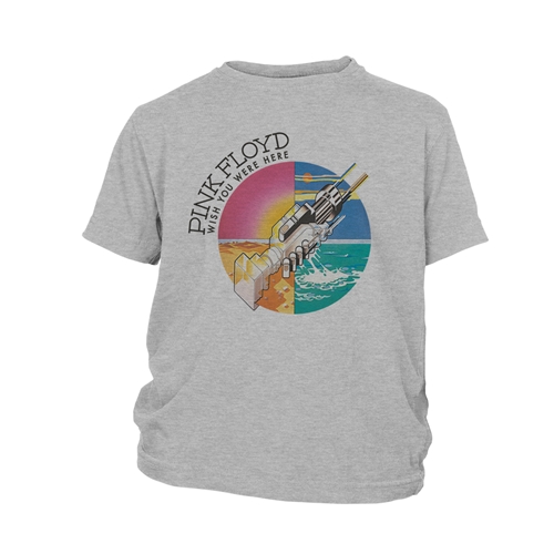 Pink Floyd Mechanical Hands Youth T-Shirt - Lightweight Vintage Children & Toddlers - youthheatherathletic