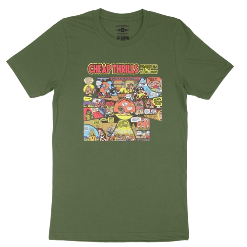 Big Brother and the Holding Company Cheap Thrills T Shirt Lightweight Vintage Style
