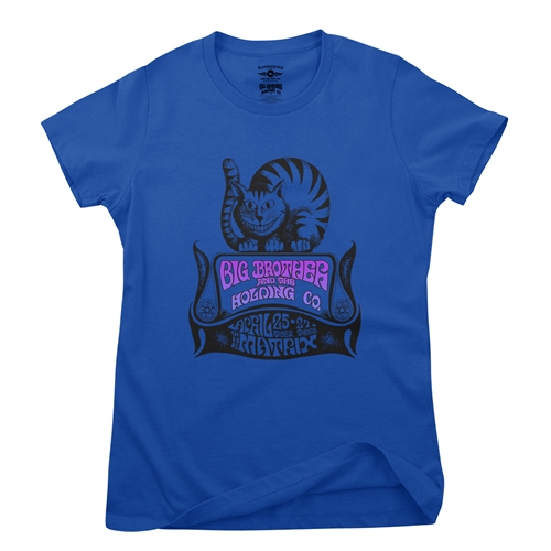 Big Brother and the Holding Company Cat Ladies T Shirt - Relaxed Fit - ladiesblue