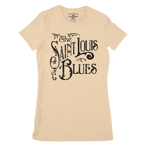 St Louis Blues Ladies T Shirt - ladiessanddune