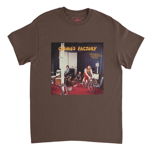 Creedence Clearwater Revival Cosmos Factory T-Shirt - Classic Heavy Cotton - classicchocolate