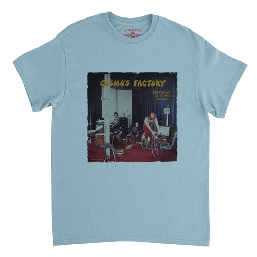 Creedence Clearwater Revival Cosmos Factory T-Shirt - Classic Heavy Cotton - classiclightblue