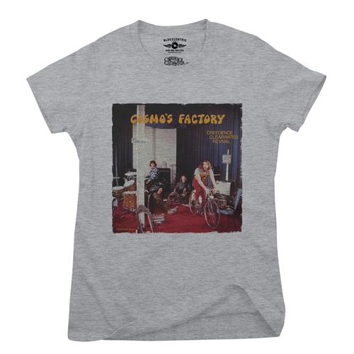Creedence Clearwater Revival Cosmos Factory Ladies T Shirt - Relaxed Fit - ladiesathleticheather
