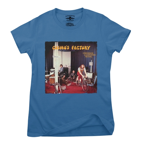 Creedence Clearwater Revival Cosmos Factory Ladies T Shirt - Relaxed Fit - ladiesblue
