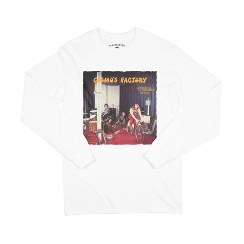 Creedence Clearwater Revival Cosmos Factory Long Sleeve T-Shirt - white