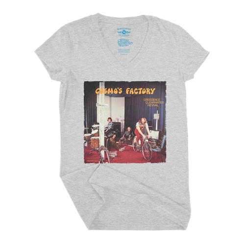 Creedence Clearwater Revival Cosmos Factory V-Neck T Shirt - Women