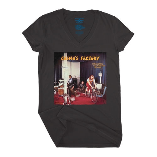 Creedence Clearwater Revival Cosmos Factory V-Neck T Shirt - Women