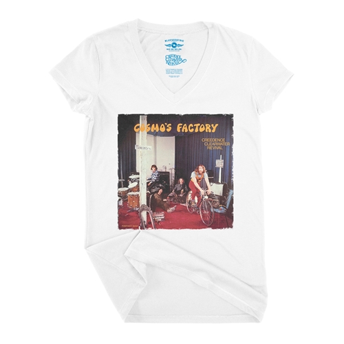 Creedence Clearwater Revival Cosmos Factory V-Neck T Shirt - Women