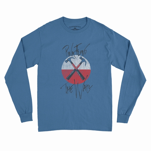 Pink Floyd The Wall Marching Hammers Long Sleeve T-Shirt - classicroyalblue