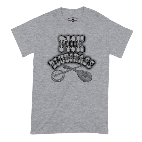 Pick Bluegrass Mother of Pearl T-Shirt - Classic Heavy Cotton - heatherathletic
