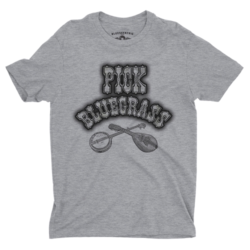Pick Bluegrass Mother of Pearl T-Shirt - Lightweight Vintage Style - heatherathletic