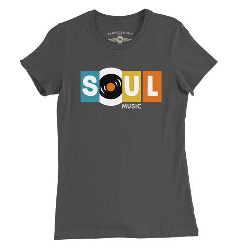Soul Music Ladies T Shirt - ladiessmoke