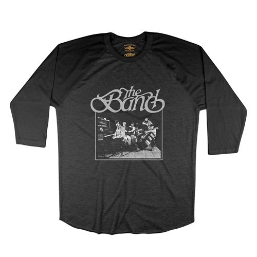The Band Baseball T-Shirt - raglanblackblacksleeve
