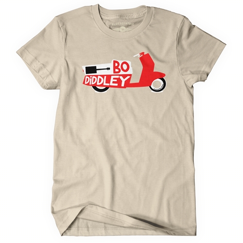 ENDING SOON Bo Diddley Scooter T-Shirt - Classic Heavy Cotton - classicsand
