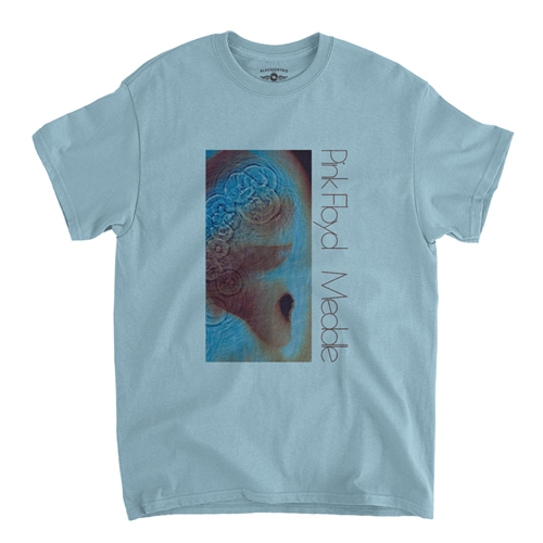 Pink Floyd Meddle Album Cover T-Shirt - Classic Heavy Cotton - classiclightblue