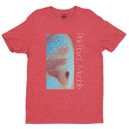 Pink Floyd Meddle Album Cover T-Shirt - Lightweight Vintage Style - heatherredrocks