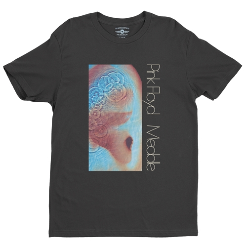 Pink Floyd Meddle Album Cover T-Shirt - Lightweight Vintage Style - vintageblack