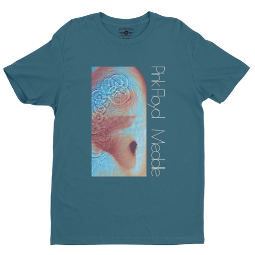 Pink Floyd Meddle Album Cover T-Shirt - Lightweight Vintage Style - vintagedeepteal