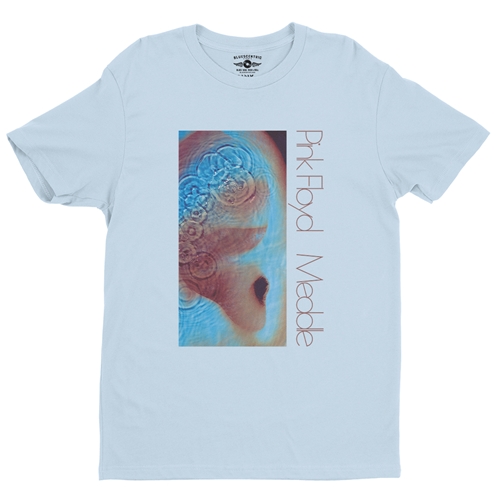 Pink Floyd Meddle Album Cover T-Shirt - Lightweight Vintage Style - vintagethrowbackblue
