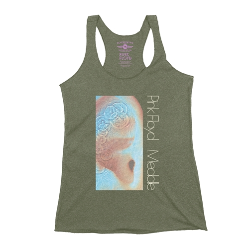 Pink Floyd Meddle Album Cover Racerback Tank - Women