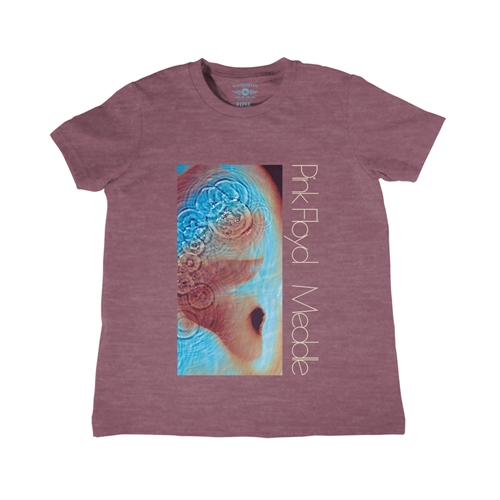Pink Floyd Meddle Album Cover Youth T-Shirt - Lightweight Vintage Children & Toddlers - youthheathermaroon