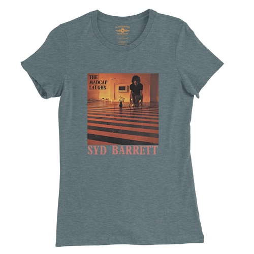 Syd Barrett The Madcap Laughs Ladies T Shirt - Relaxed Fit - ladiesheatherdeepteal