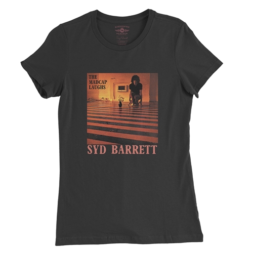 Syd Barrett The Madcap Laughs Ladies T Shirt - Relaxed Fit - ladiesvintageblack
