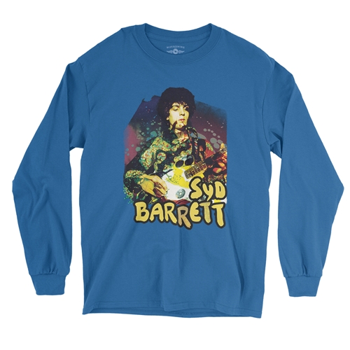 Psychedelic Syd Barrett Long Sleeve T-Shirt - longsleeveblue