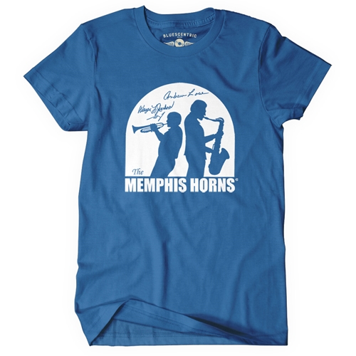 The Memphis Horns T-Shirt - Classic Heavy Cotton - classicroyalblue