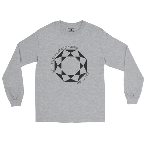 Pink Floyd Shine On You Crazy Diamond Long Sleeve T-Shirt - longsleeveathleticheather