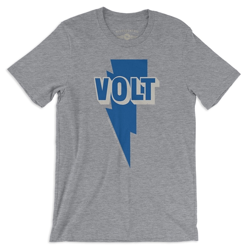Volt Records T Shirt - Lightweight Vintage Style - heatherathletic