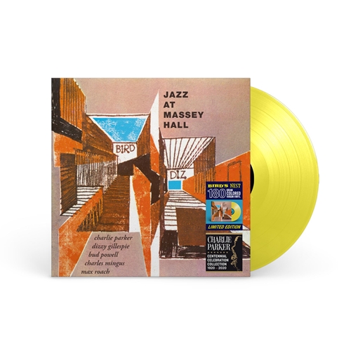 Charlie Parker, Dizzy Gillespie, Charlie Mingus, Max Roach, Bud Powell -  Jazz At Massey Hall Vinyl Record (New, Ltd Edition 180 Gram Yellow Vinyl, 
