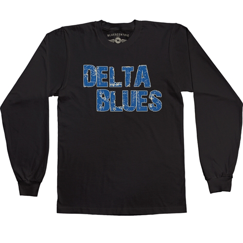 Delta Blues Music Long Sleeve T-Shirt - longsleeveblack