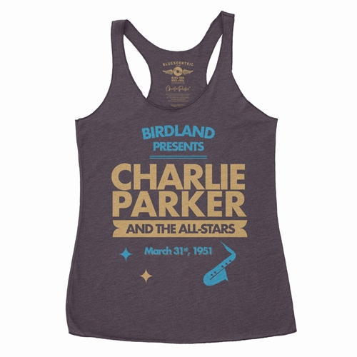 Charlie Parker Birdland Vintage Concert Racerback Tank - Women