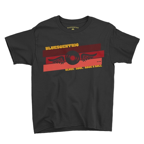 Bluescentric Rocket Blues Soul Rock n Roll Youth T-Shirt - Lightweight Vintage Children & Toddlers - youthblack