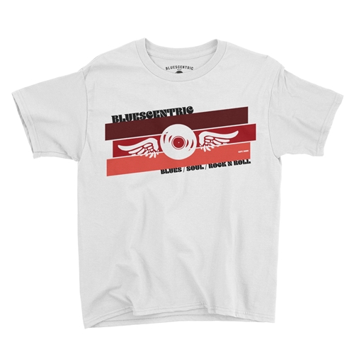 Bluescentric Rocket Blues Soul Rock n Roll Youth T-Shirt - Lightweight Vintage Children & Toddlers - youthwhite