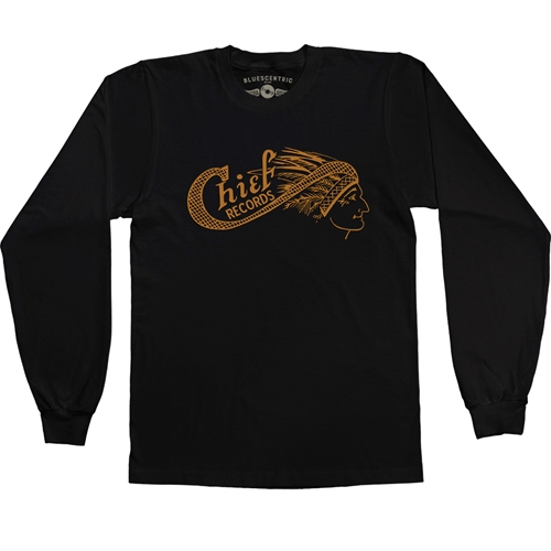 Chief Records Logo Long Sleeve T-Shirt - longsleeveblack