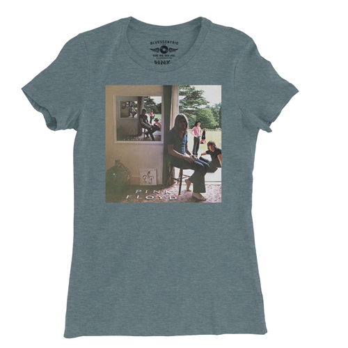 Pink Floyd Ummagumma Album Cover Ladies T Shirt - Relaxed Fit - ladiesheatherdeepteal