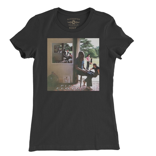 Pink Floyd Ummagumma Album Cover Ladies T Shirt - Relaxed Fit - ladiesvintageblack