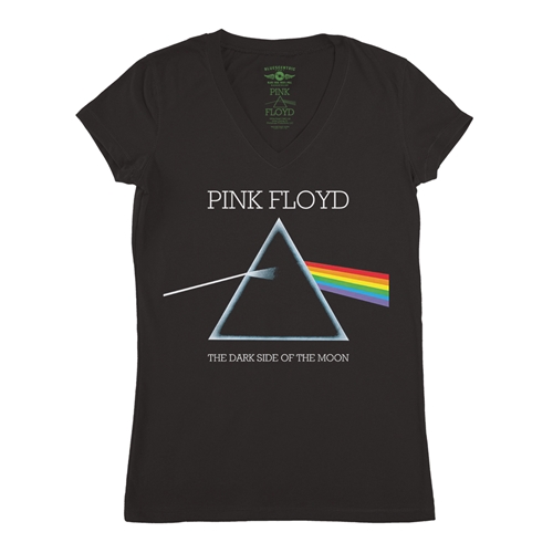 Pink Floyd Dark Side V-Neck T Shirt - Women's