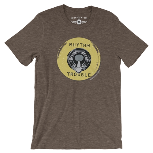 Rhythm & Trouble T-Shirt - Lightweight Vintage Style - heatherbigmuddy
