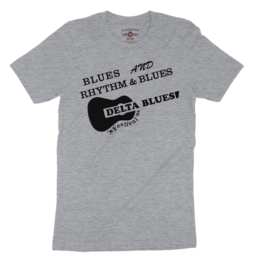 Small Batch Ltd Edition Delta Blues Fest 1984 Reissue T-Shirt - Lightweight Vintage Style - heatherathletic