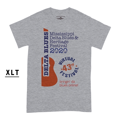 XLT Delta Blues Festival 43rd Virtual Festival T-Shirt - Men