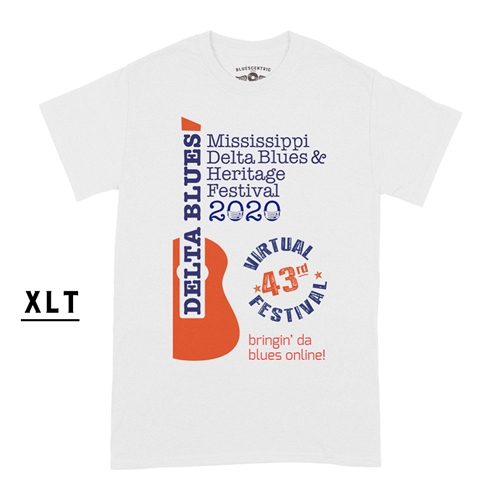 XLT Delta Blues Festival 43rd Virtual Festival T-Shirt - Men