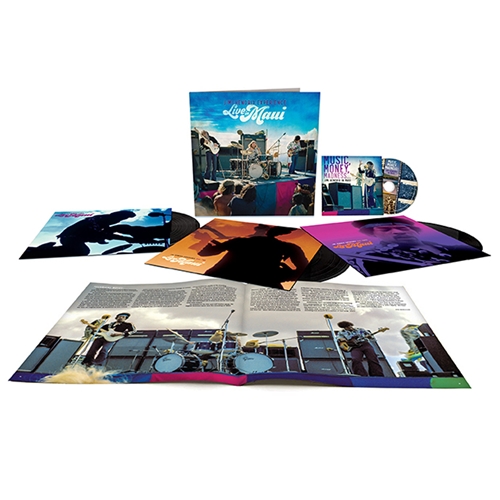 Hendrix Live in Maui Vinyl Record (Ltd Edition 3-LP, Blu-Ray Movie, Booklet)