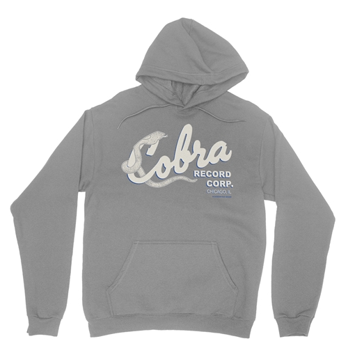 Cobra Records Pullover Jacket - hoodielightsteel