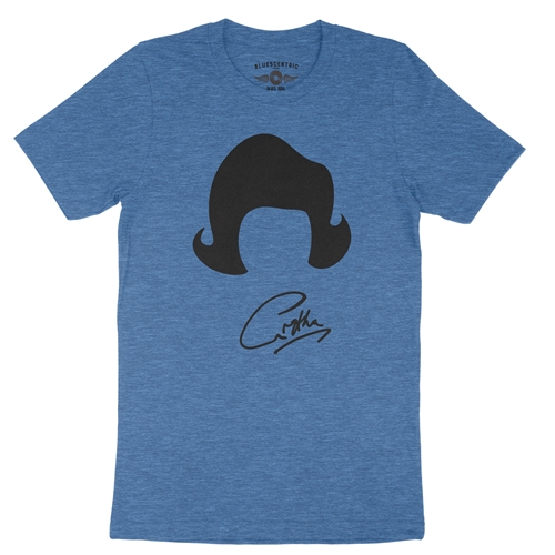Aretha Franklin Flipped Bob T-Shirt - Lightweight Vintage Style - heatherbbblue