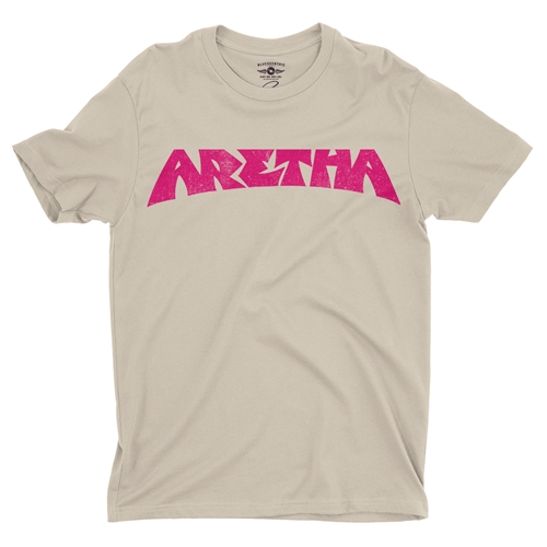 Aretha Franklin Pink T-Shirt - Lightweight Vintage Style - vintagecream